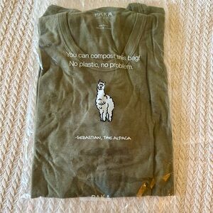 NWT- PAKA Eucalyptus Green Long Sleeve Wool Baselayer